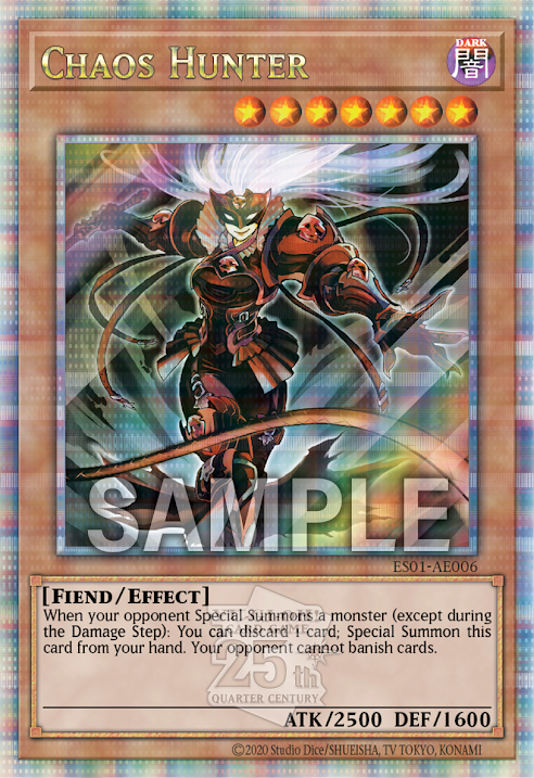 ES01-AE006 Chaos Hunter SR/SER/UTR/QCSER (混沌獵人)