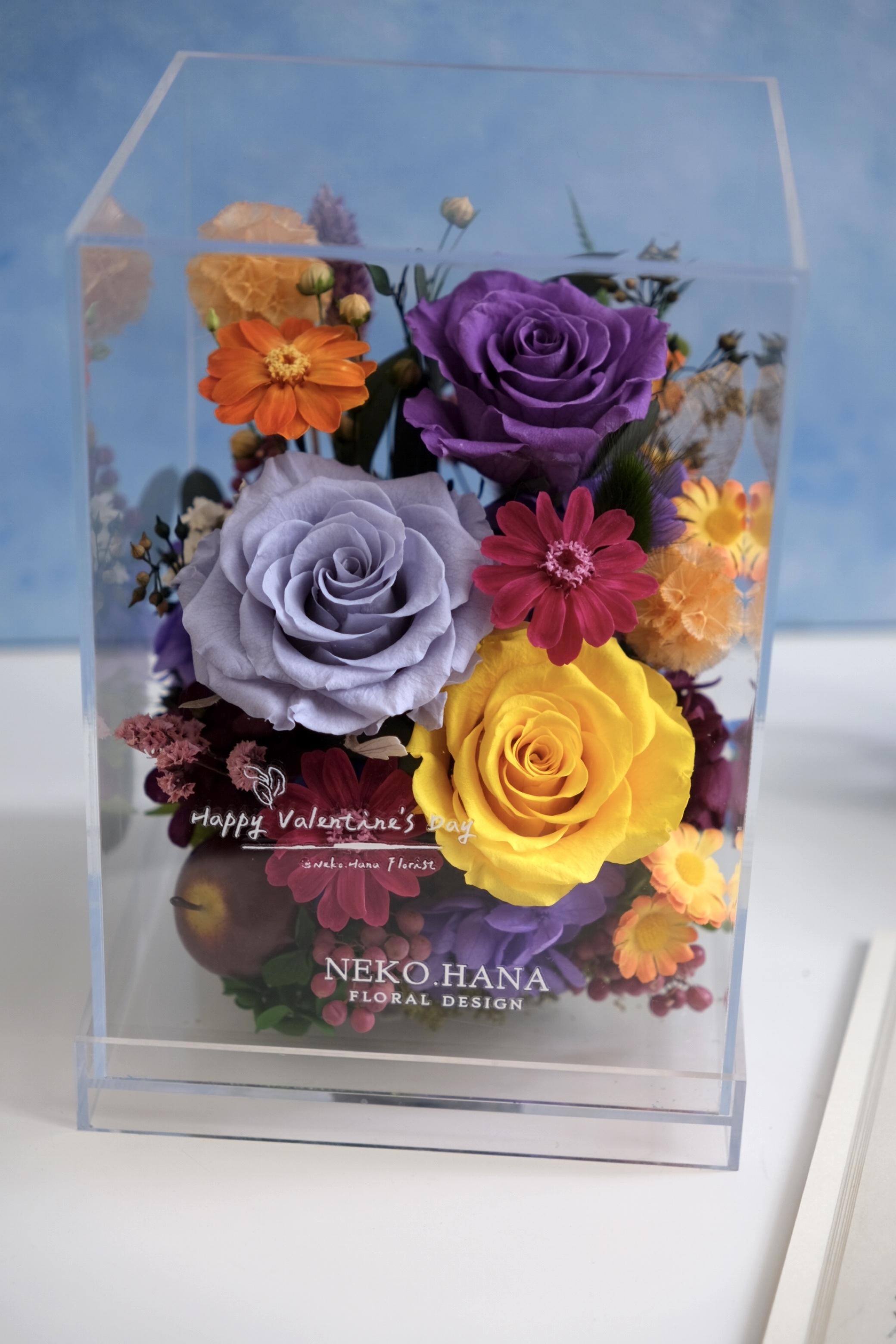 莫內花園壓克力花盒