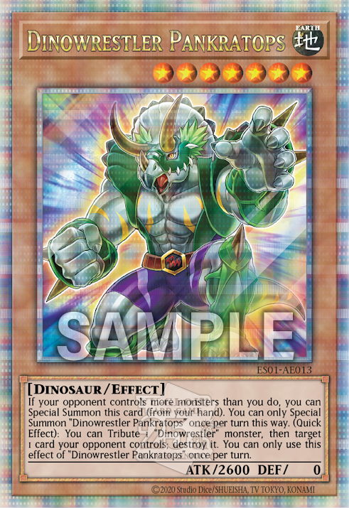 ES01-AE013 (UR/UTR/SER/QCSER)Dinowrestler Pankratops(恐龍摔角手 潘克拉辛角龍)