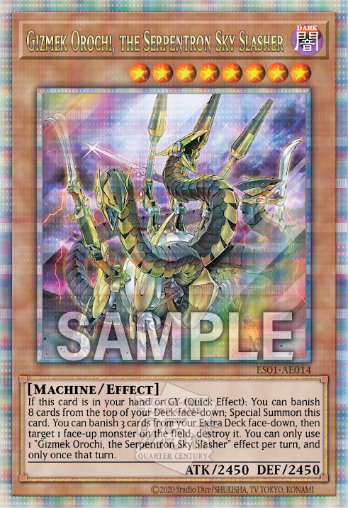 ES01-AE014 (UR/UTR/SER/QCSER)Gizmek Orochi, the Serpentron Sky Slasher(機巧蛇-叢雲遠呂智)