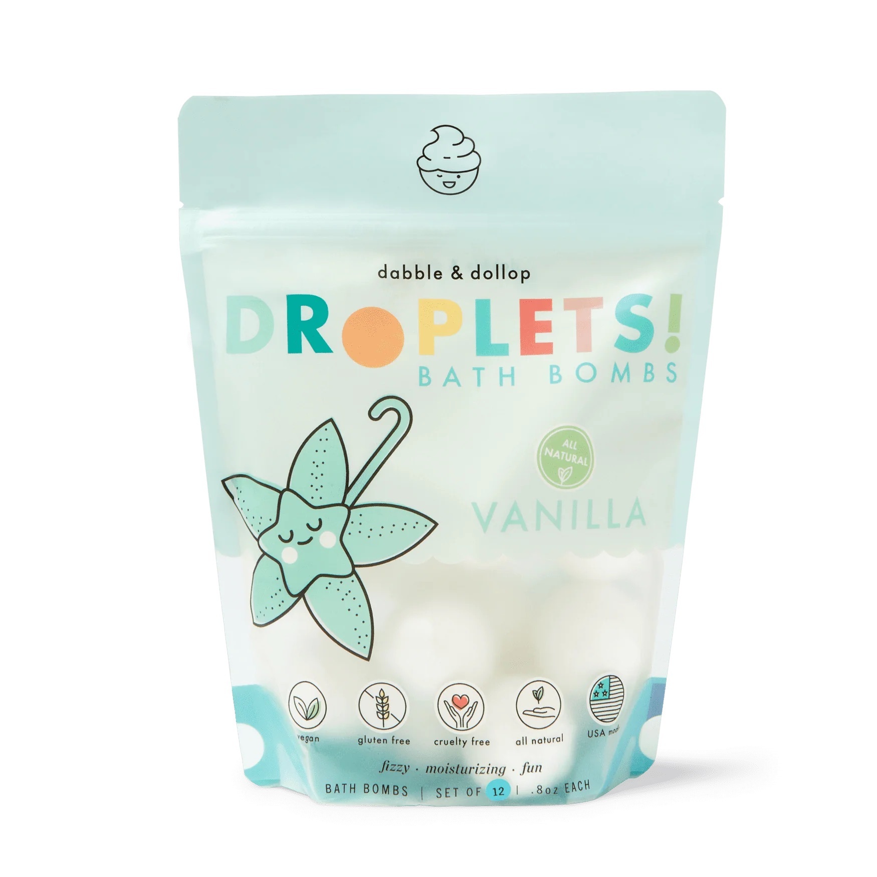Dabble & Dollop - 泡澡球12入 - 香草
