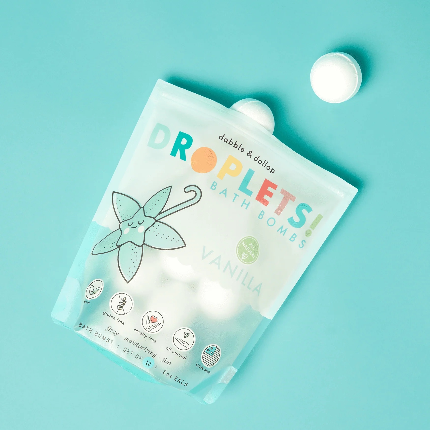 Dabble & Dollop - 泡澡球12入 - 香草