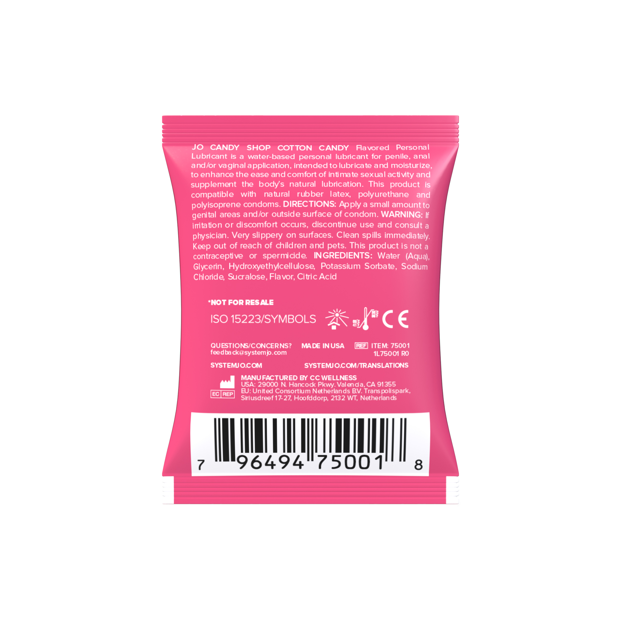 System Jo Cotton Candy 棉花糖味 水性潤滑劑 5ml