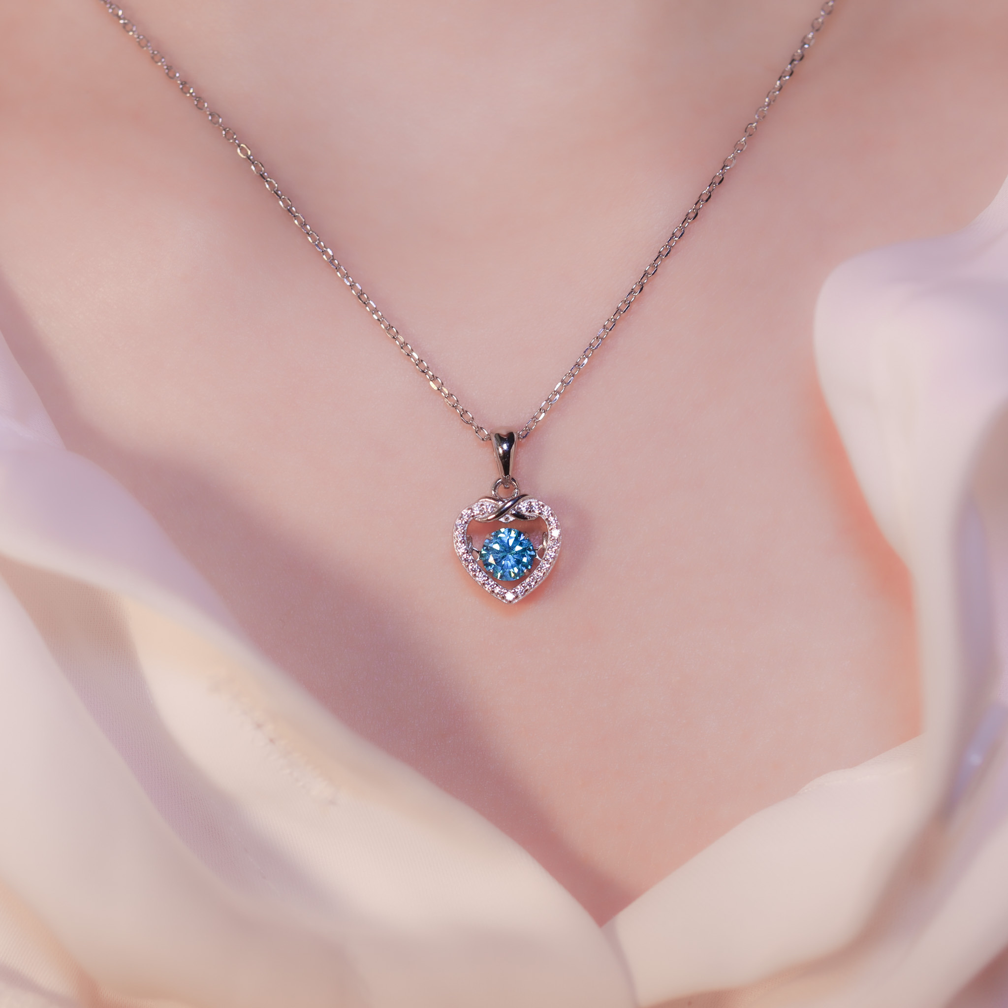 | 925 Silver・White Gold・Rose Gold | Dancing Unlimited Love Necklace 2.0（Silver / Rose Gold） | NE1155 |