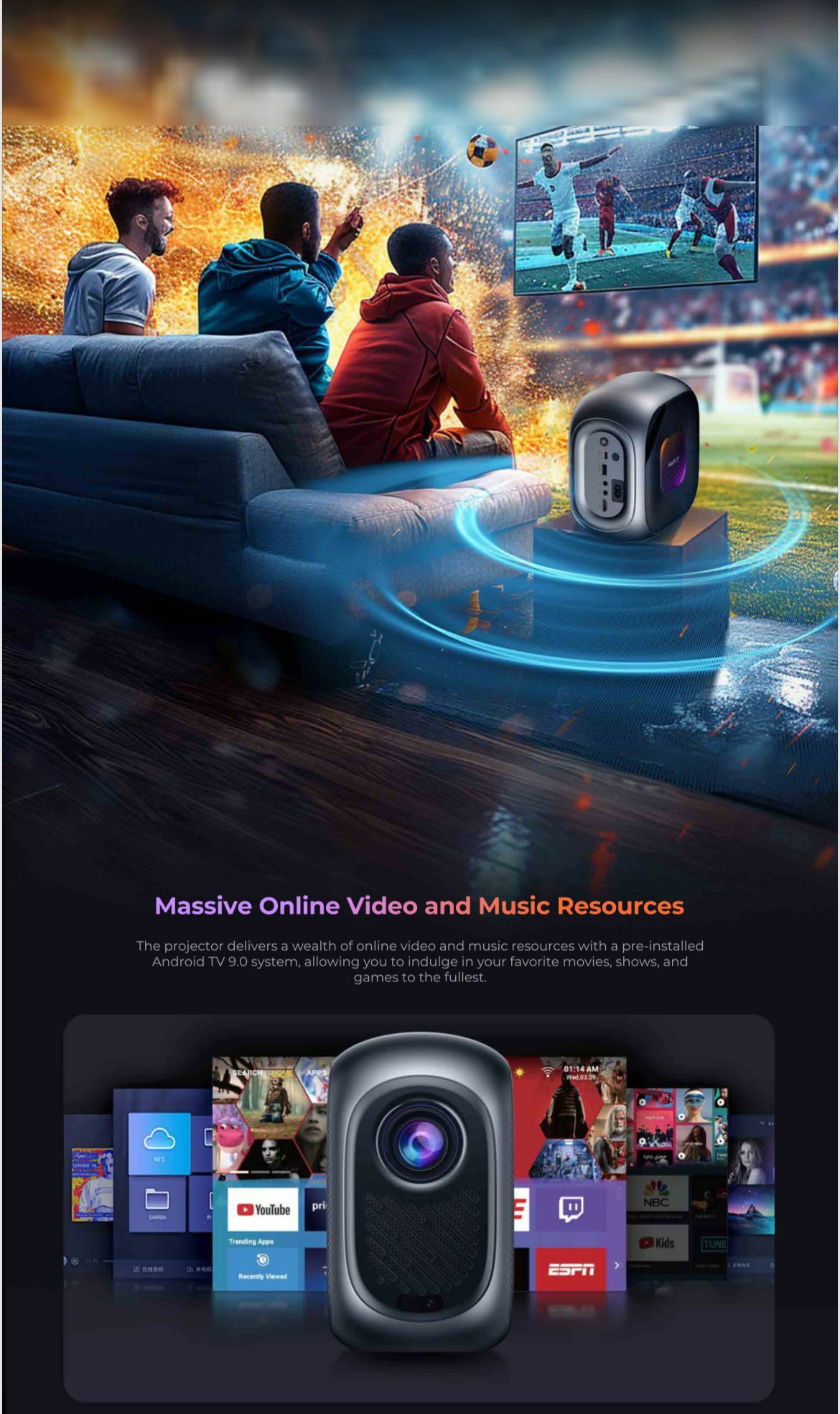 Havit PJ215 Pro 4K智能Projector