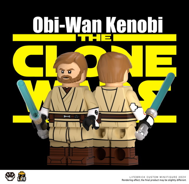 【FJ Brick X Lifebrick】歐比王/ 阿納金