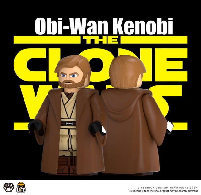 【FJ Brick X Lifebrick】歐比王/ 阿納金