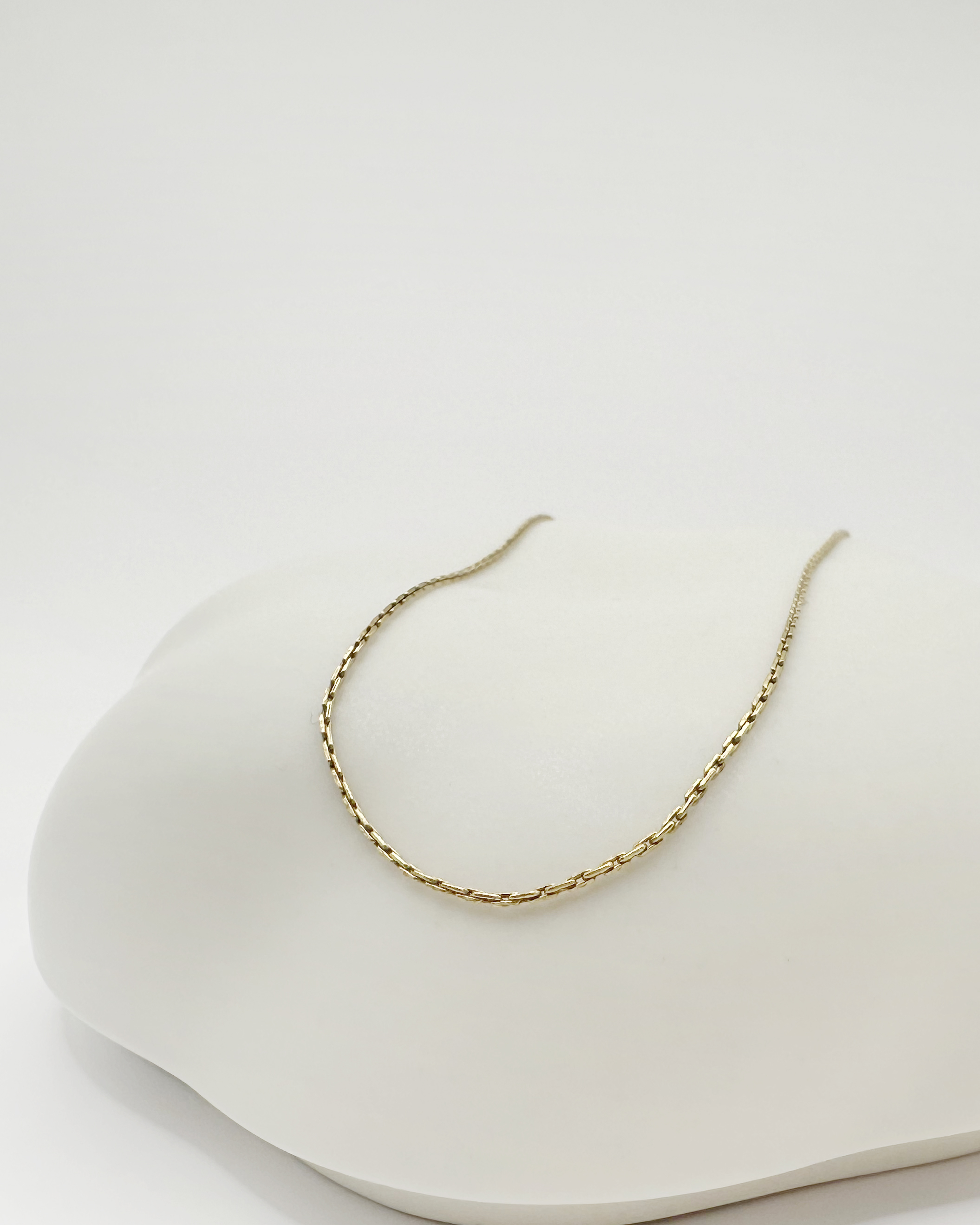 Eli | 簡練細蛇鏈 14K包金
