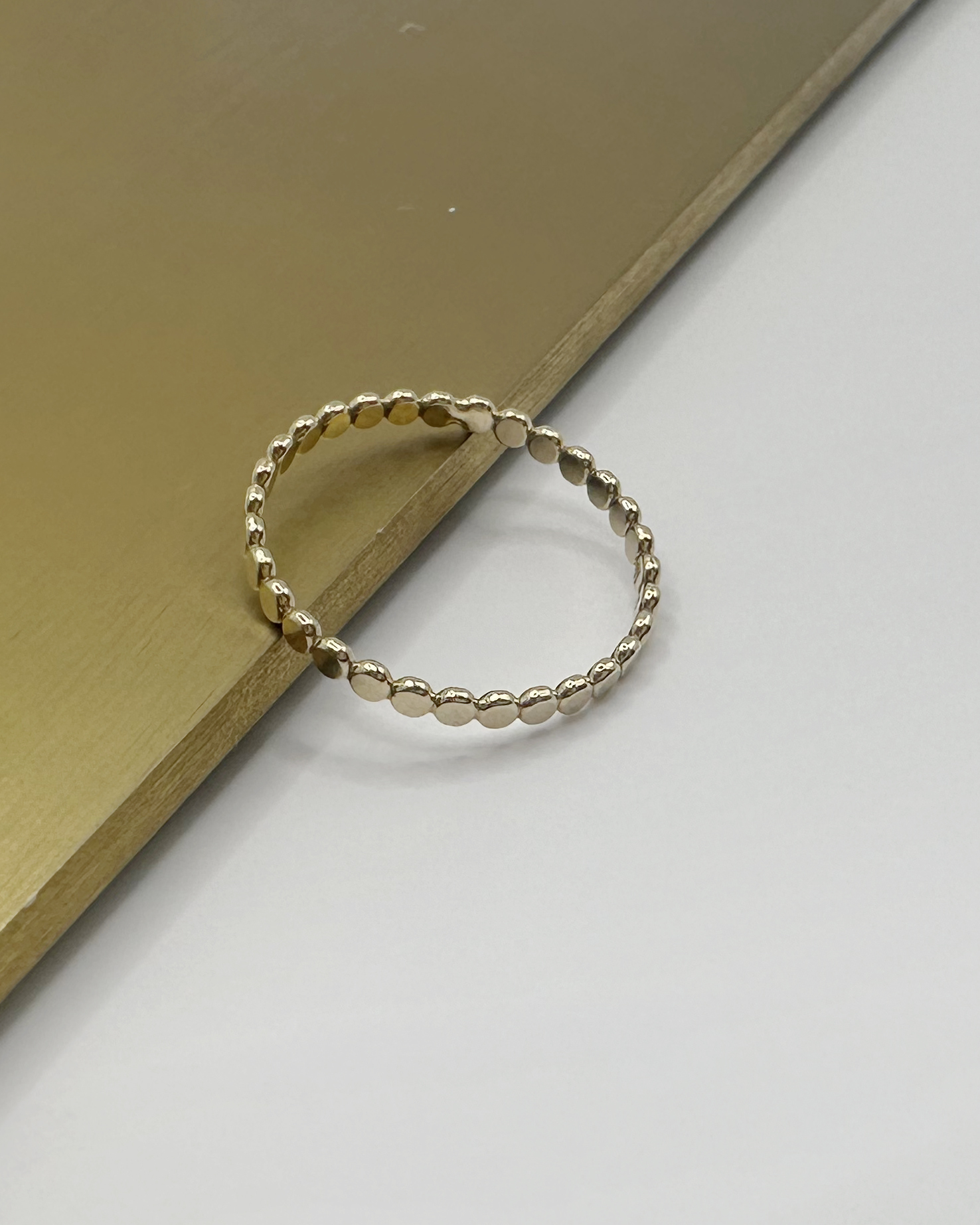 Lucia | 光點圓圈戒 14K包金