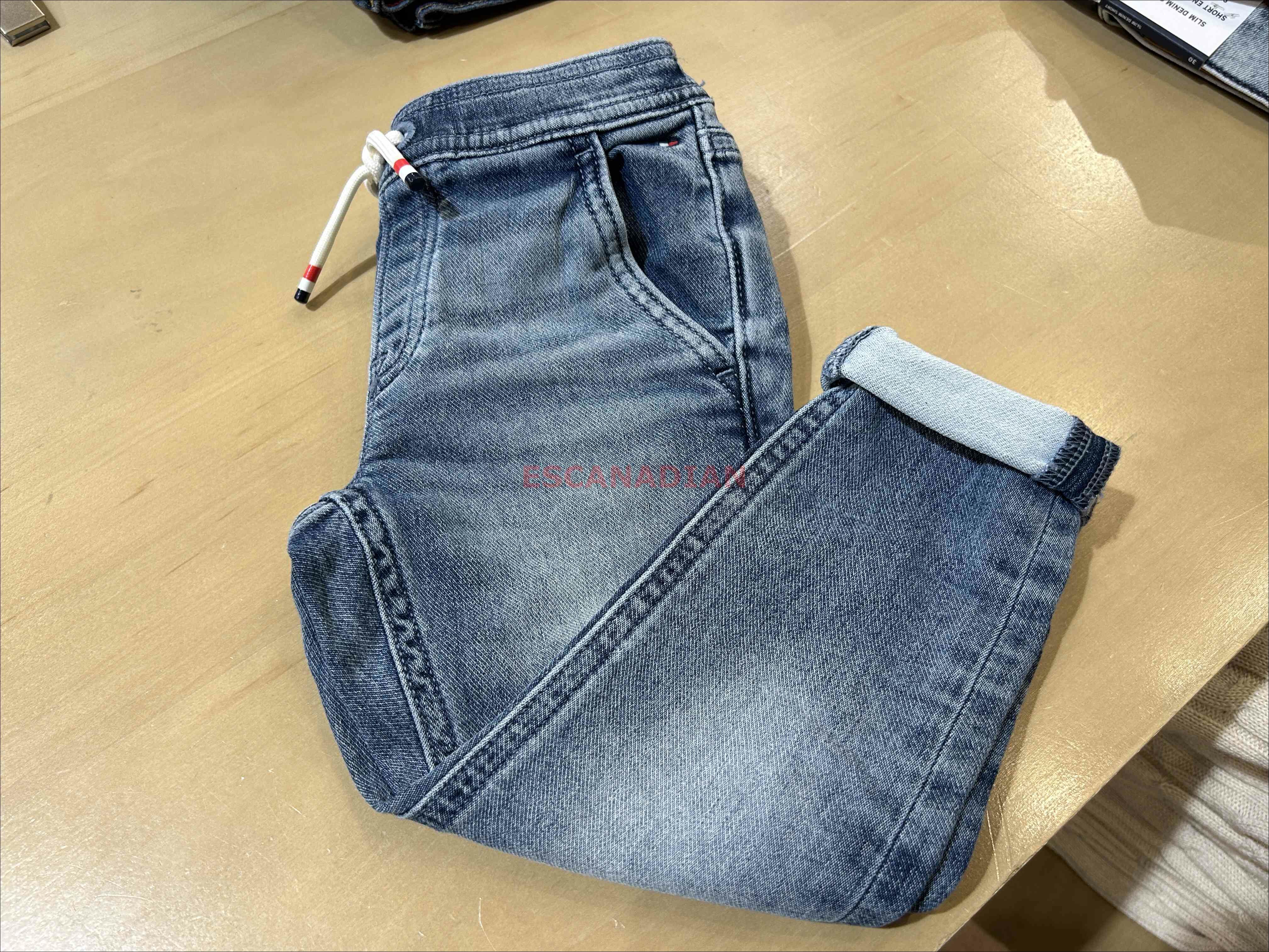 TOMMY 男大童 彈性腰圍 牛仔褲