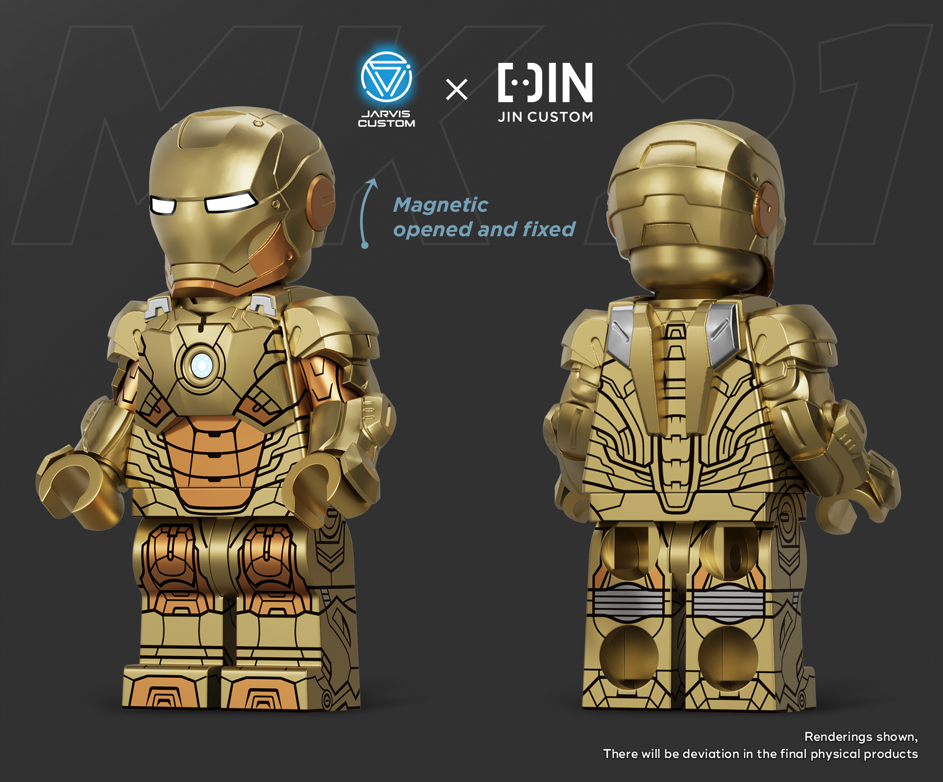 [JIN Custom] [Preorder] Iron man MK21 [PADprinted]