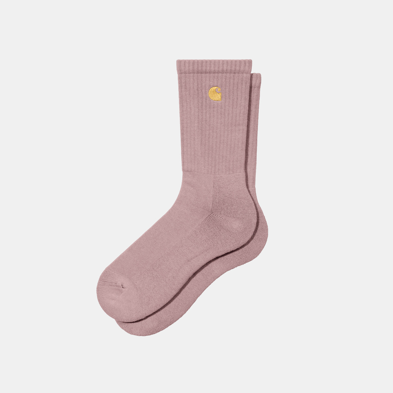 -(E13e05)-Carhartt WIP CHASE SOCKS 刺繡 金標 長襪 中筒襪 小腿襪 襪子 藍/粉紅色/白-I029421
