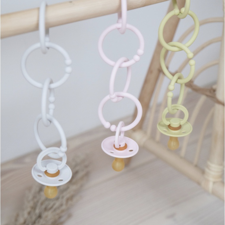 【樂森藥局】丹麥BIBS Loops 萬用扣環 12入（100%不含BPA PVC與塑化劑等有害物質）