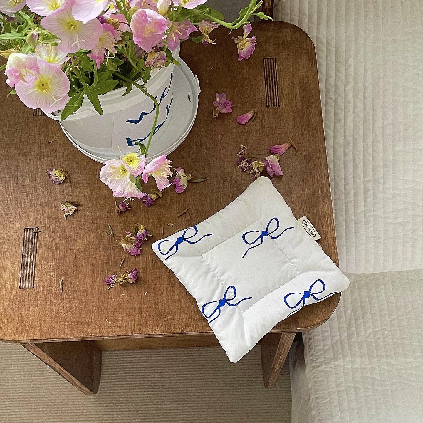 《4486》ins 蝴蝶結隔熱杯墊