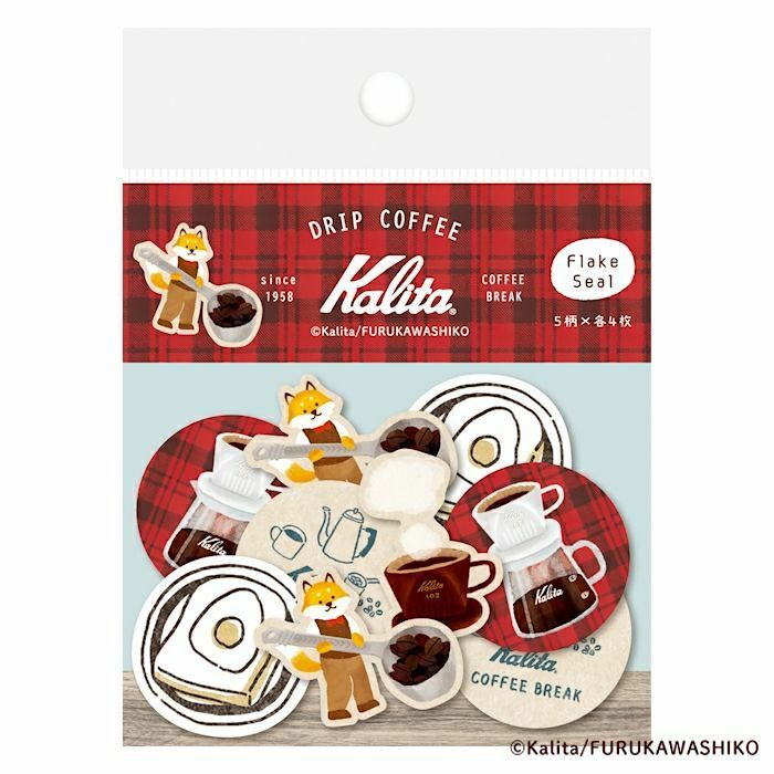 [Limited] Furukawashiko x Kalita Washi Sticker Pack－Morning (Japanese Stationery Brand)
