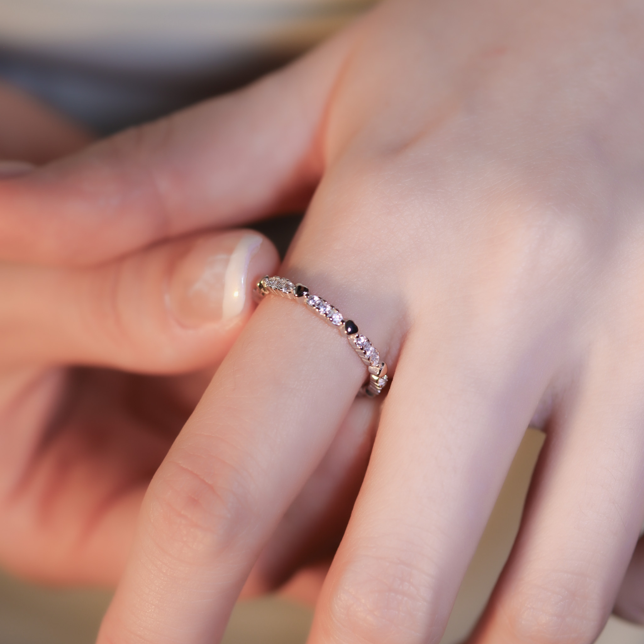 | 925 Silver | Obvious Love Ring | RI0692 |