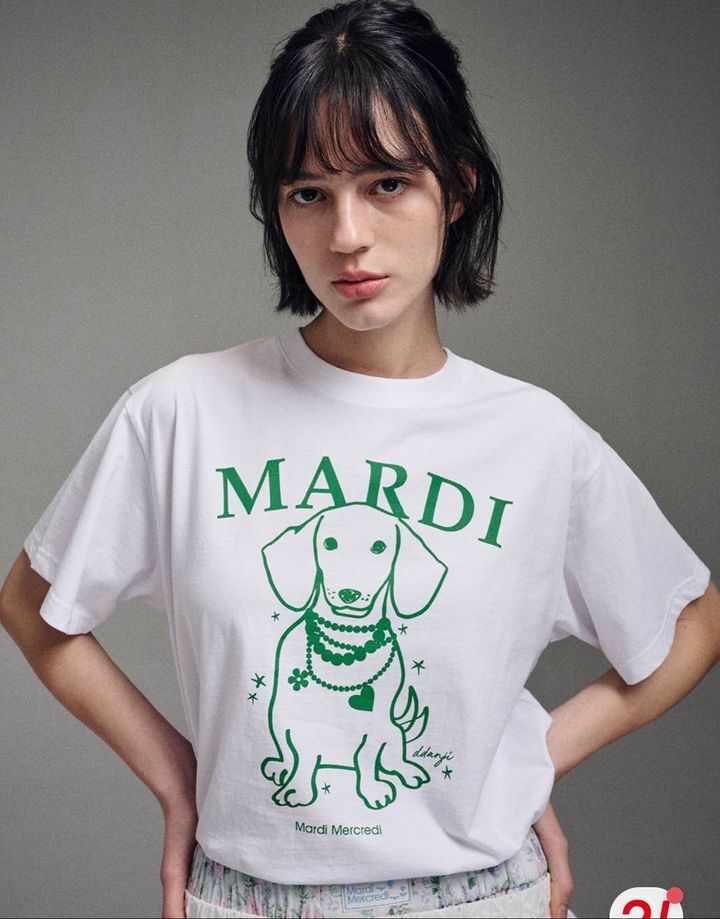 🇰🇷 韓國 Mardi Mercredi 狗狗 T-Shirts（K7/BR816）