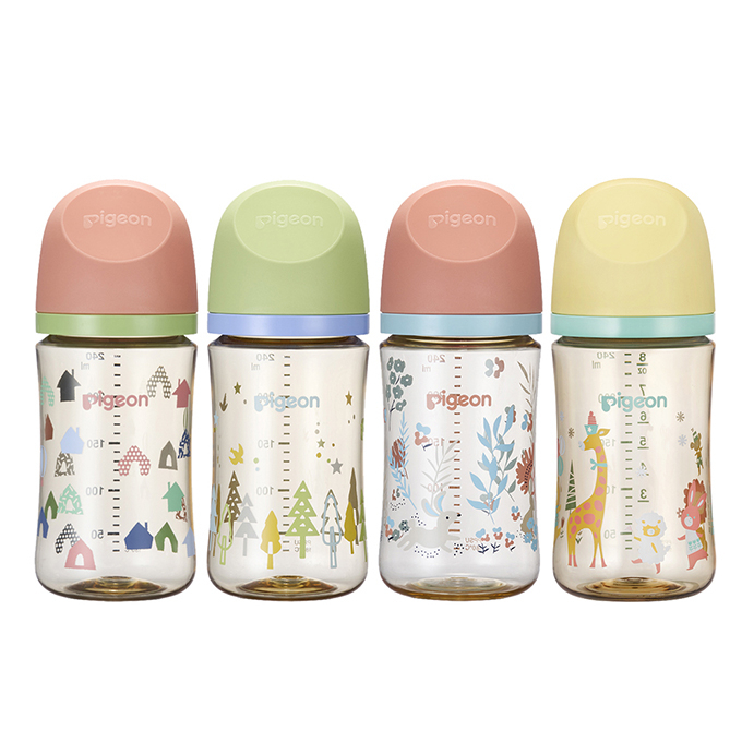 【樂森藥局】貝親 Pigeon ║第三代母乳實感玻璃奶瓶 Glass 240ml