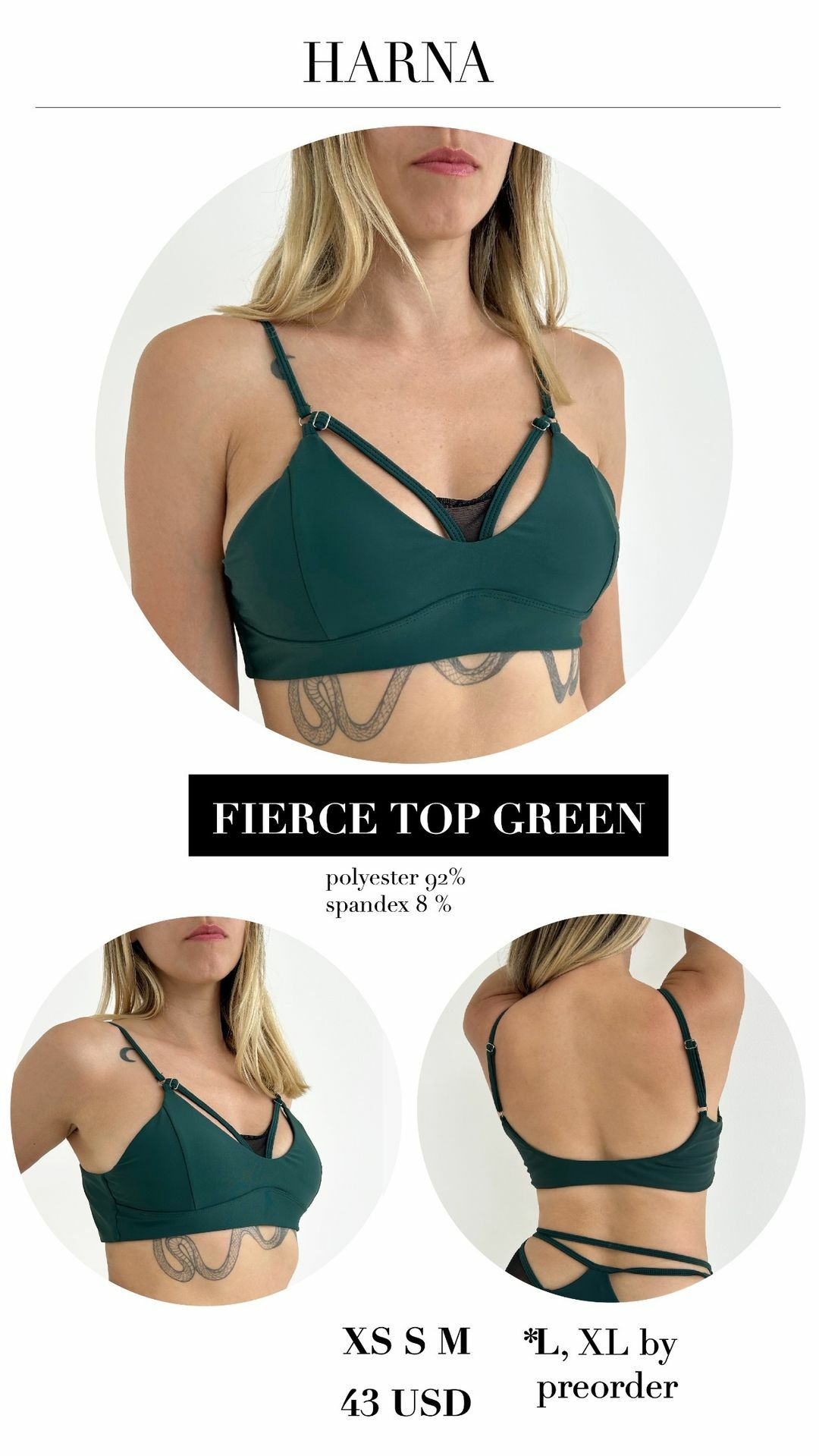 Fierce Top-Green