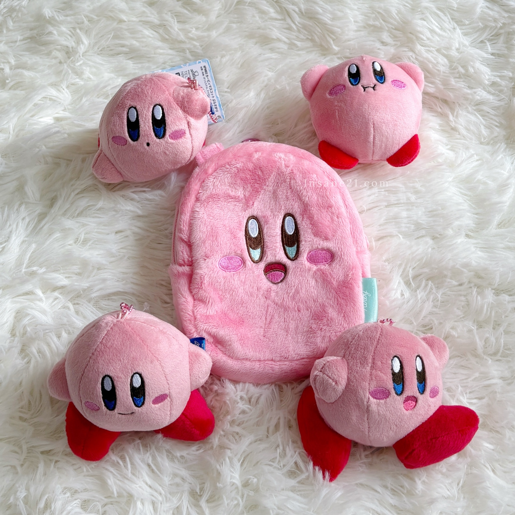 卡比之星 玩偶吊飾 絨毛 書包造型 鑰匙圈