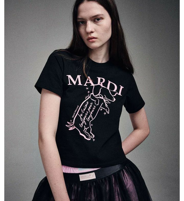 現貨清貨 🇰🇷 韓國 Mardi Mercredi 短款狗狗 T-Shirts（K7/BR820）(K8 BR834)【清貨貨品不設退換】