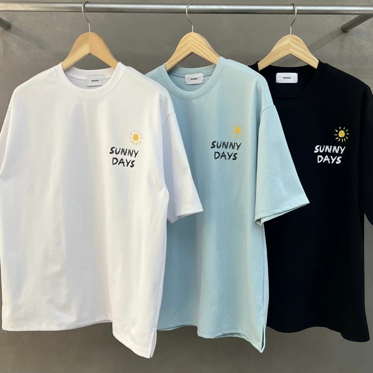 熊仔圖案英文字短袖Tee BARON-089T