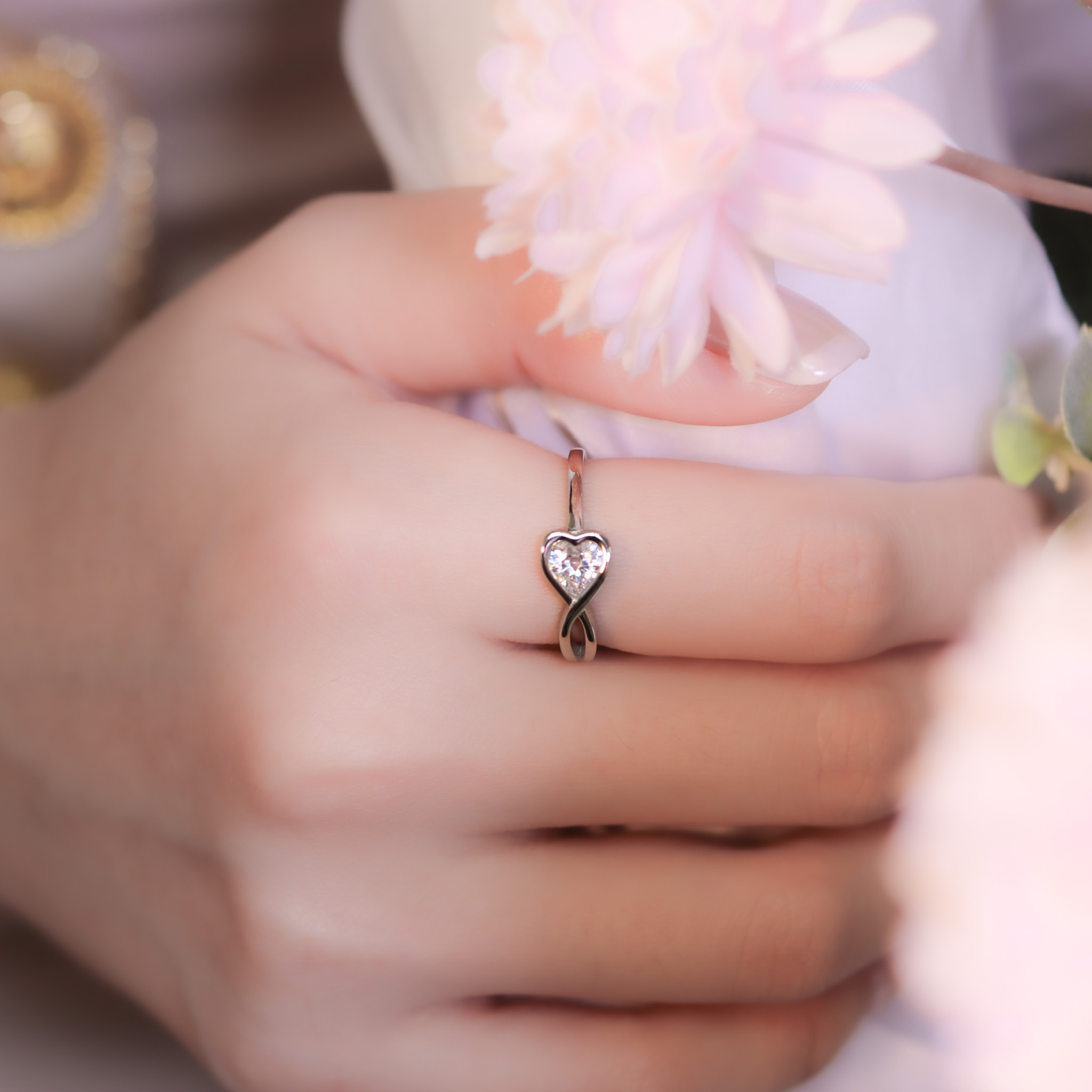 | 925 Silver・ White Gold | Unlimited Love Ring  | RI0690 |