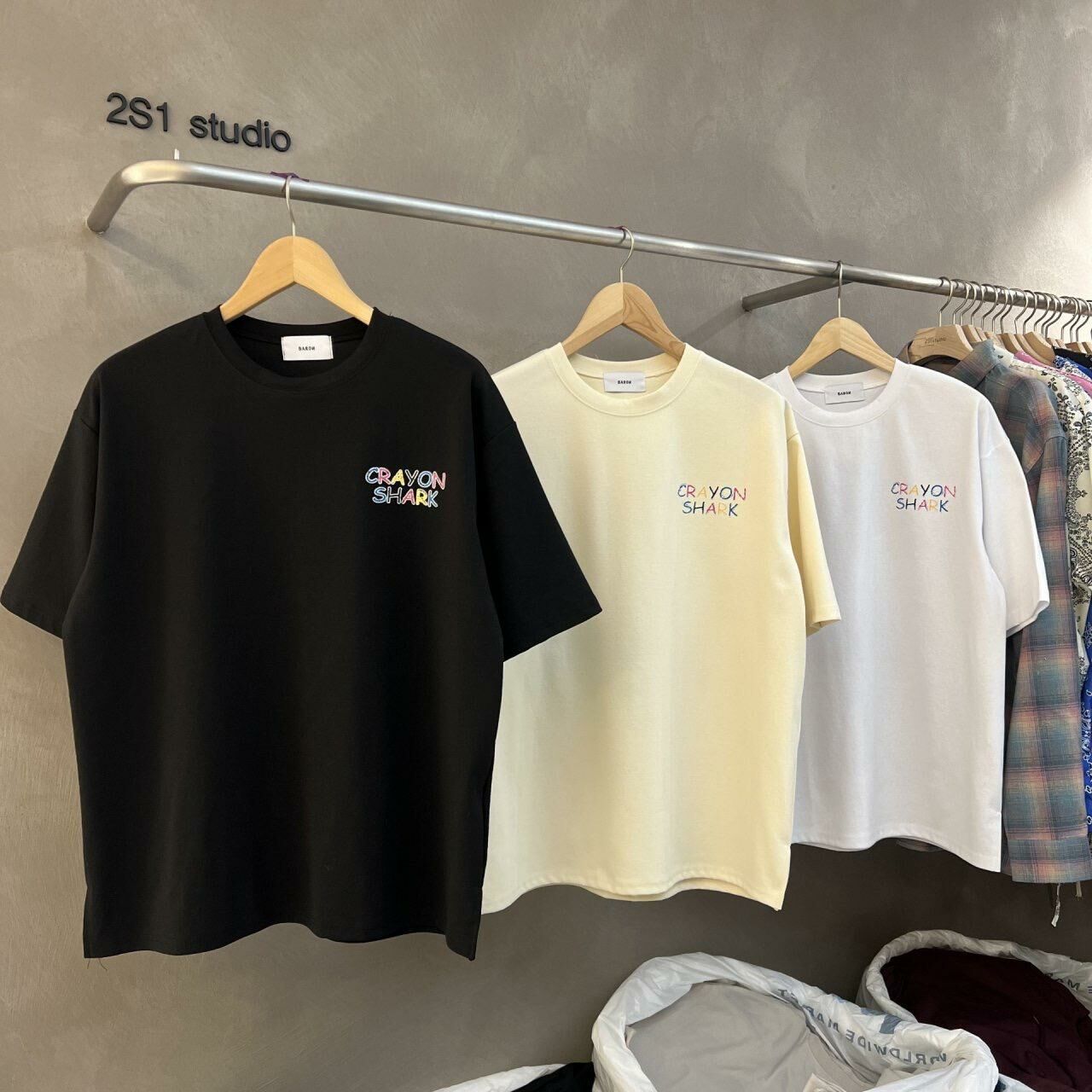 英文字圖案短袖Tee BARON-091T