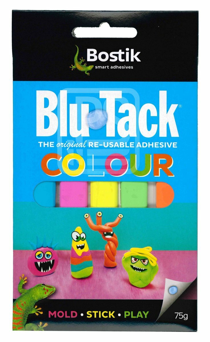 Bostik - Blu Tack® 透明膠點 + 彩寶貼《優惠套裝》加送 槳糊筆 (8克)《香港行貨》