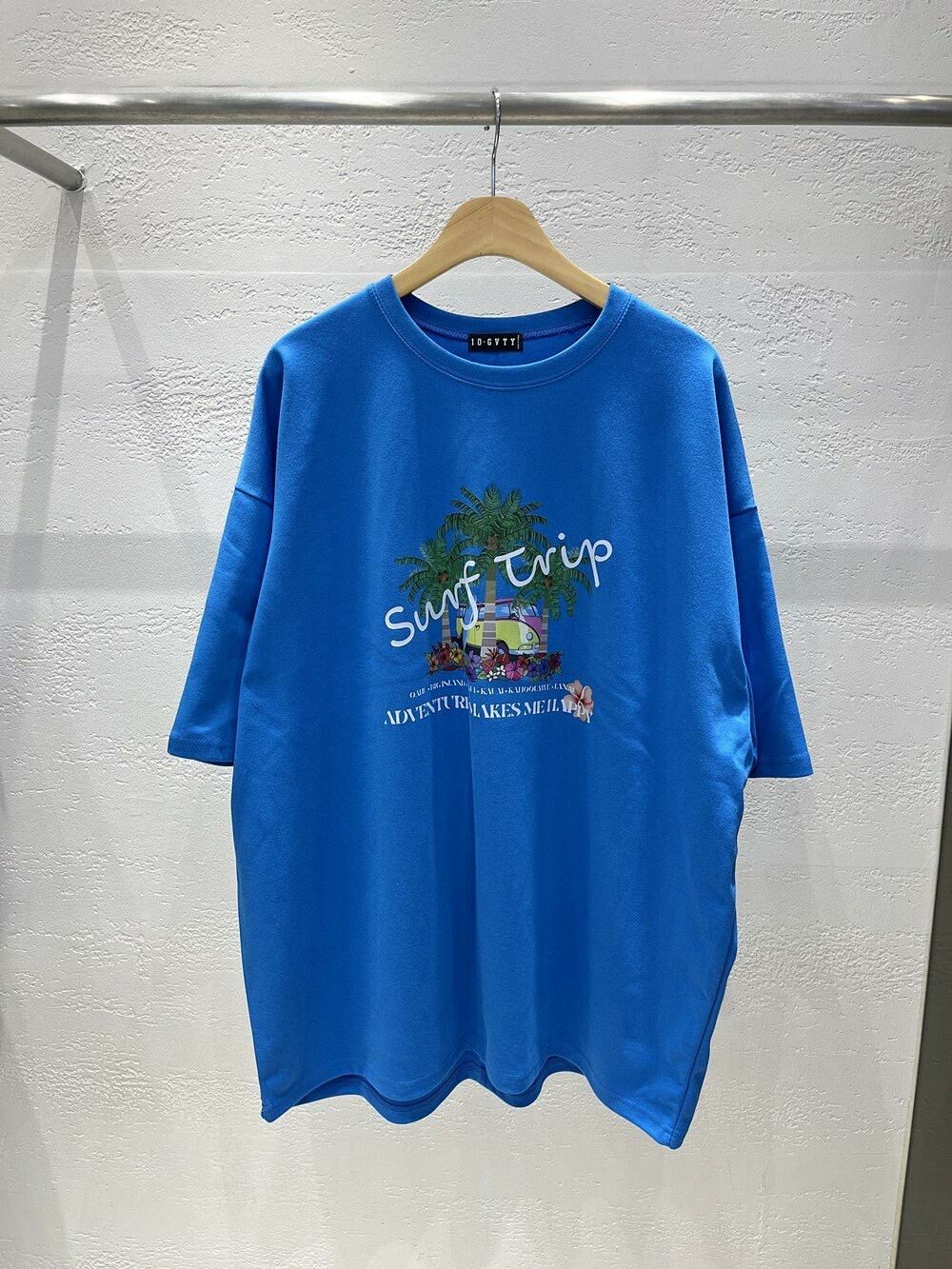 OverSize英文字圖案短袖Tee 10.GVTY-0144T