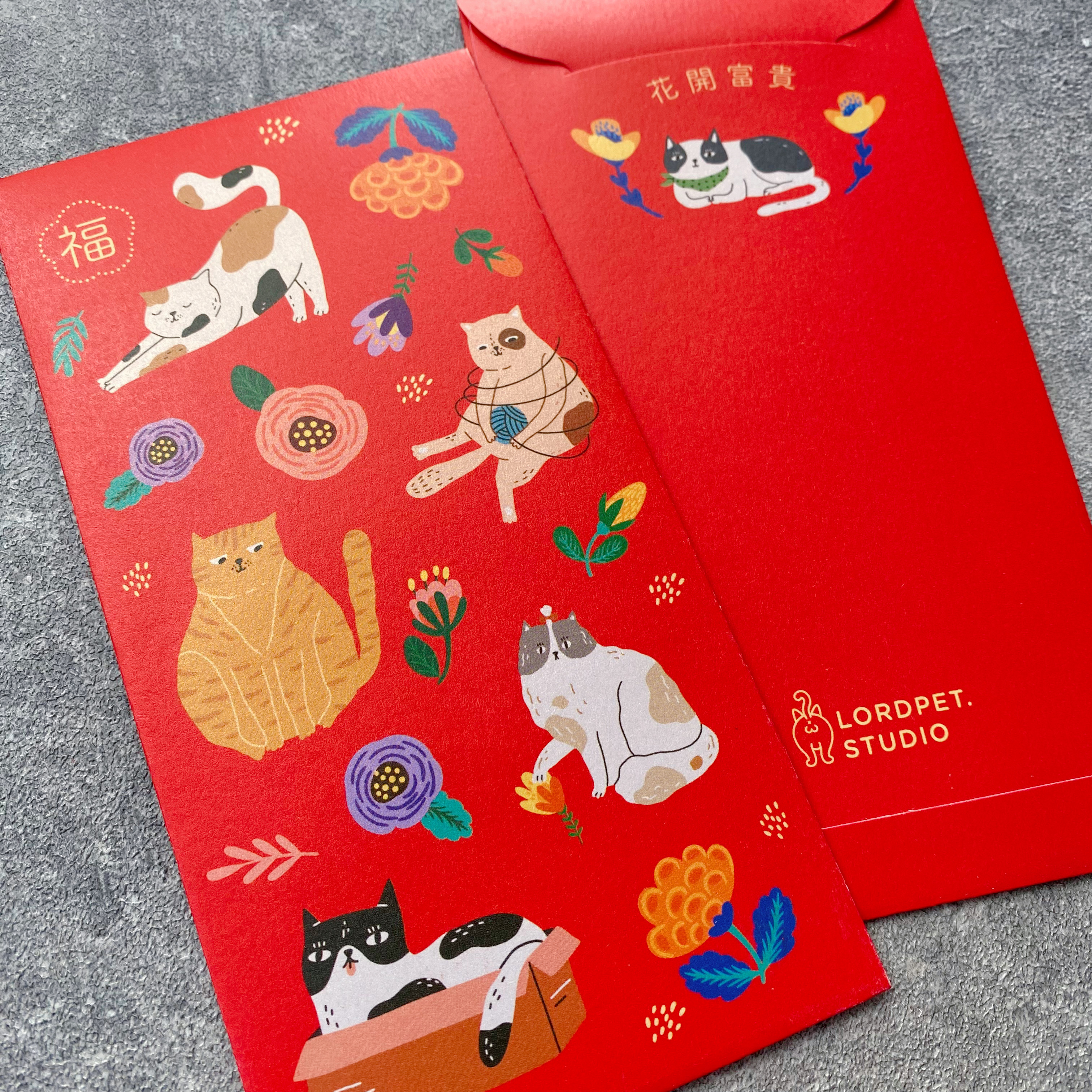 Lordpet.studio/長封/花開富貴/一包10入