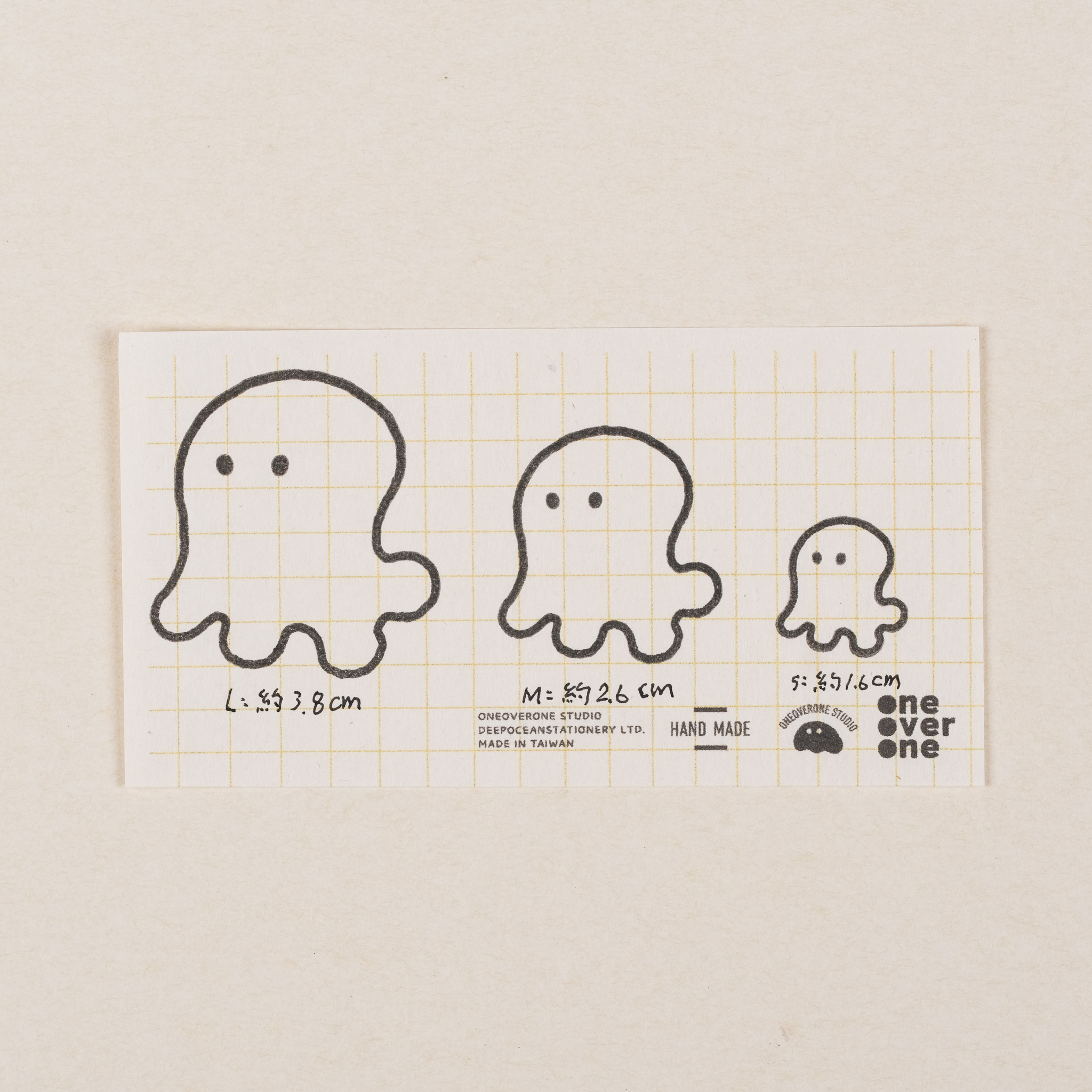 章魚 不明物體 膠版印章｜一分之一工作室 台灣