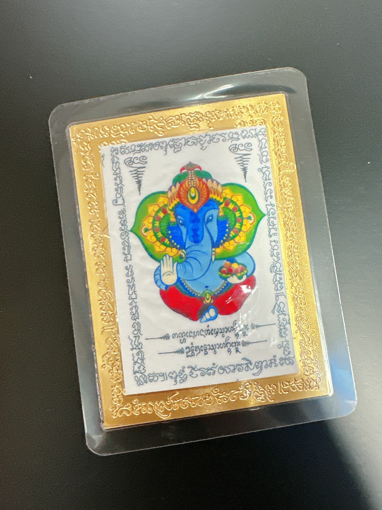 龍婆本廟 供請 象神符片