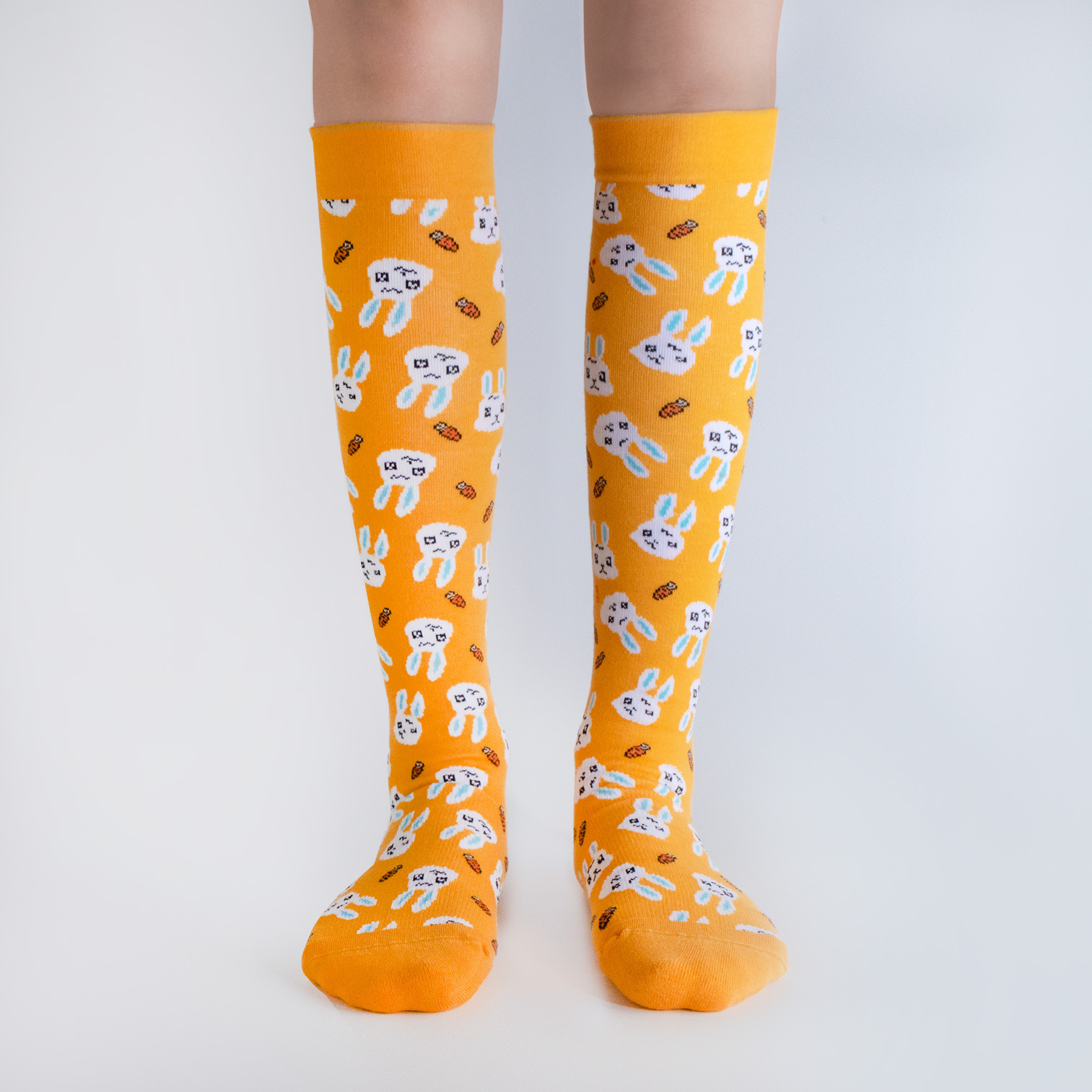 黃兔兔｜經典設計師款．壓力及膝襪