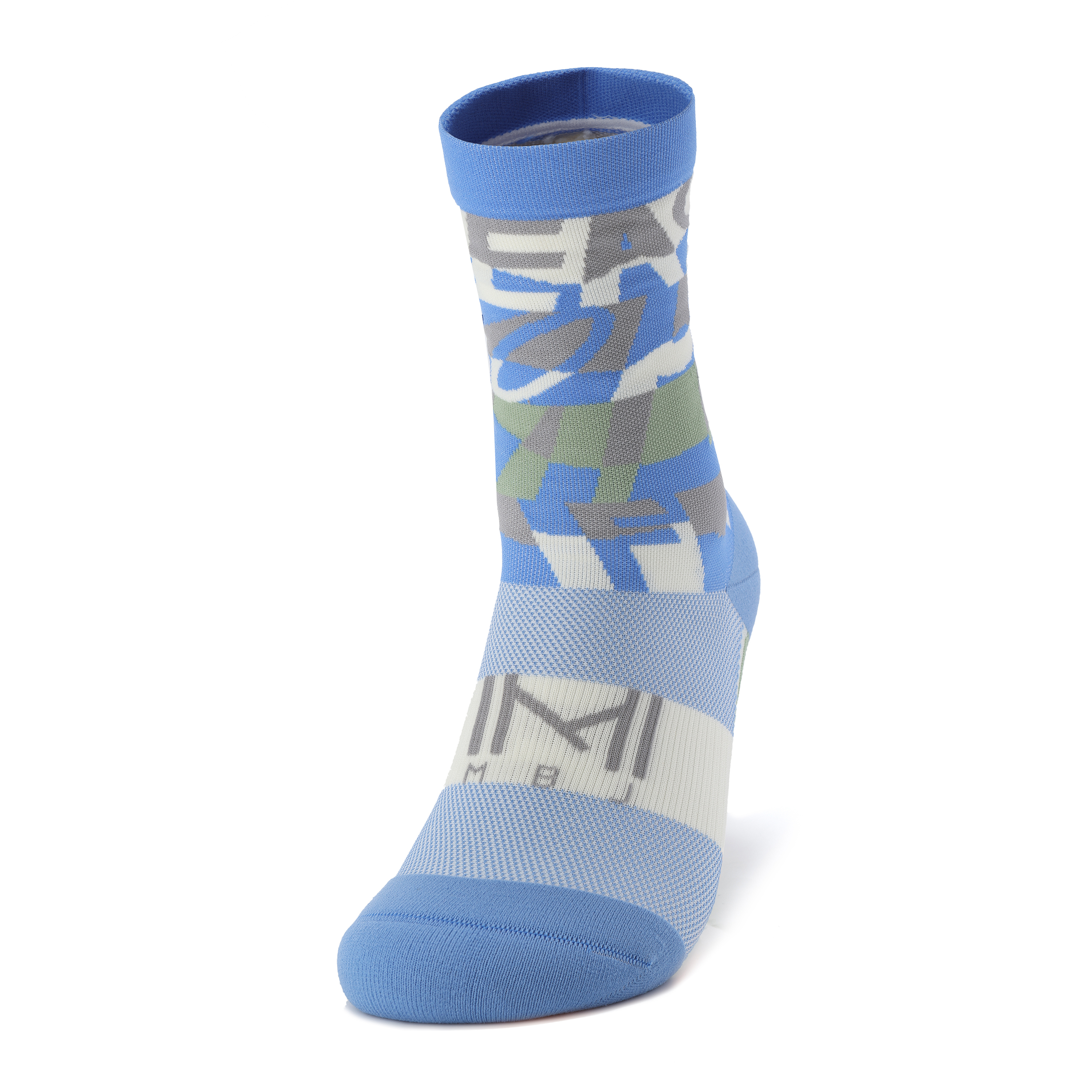 藍解放你的狂野｜經典設計師款．壓力3/4襪