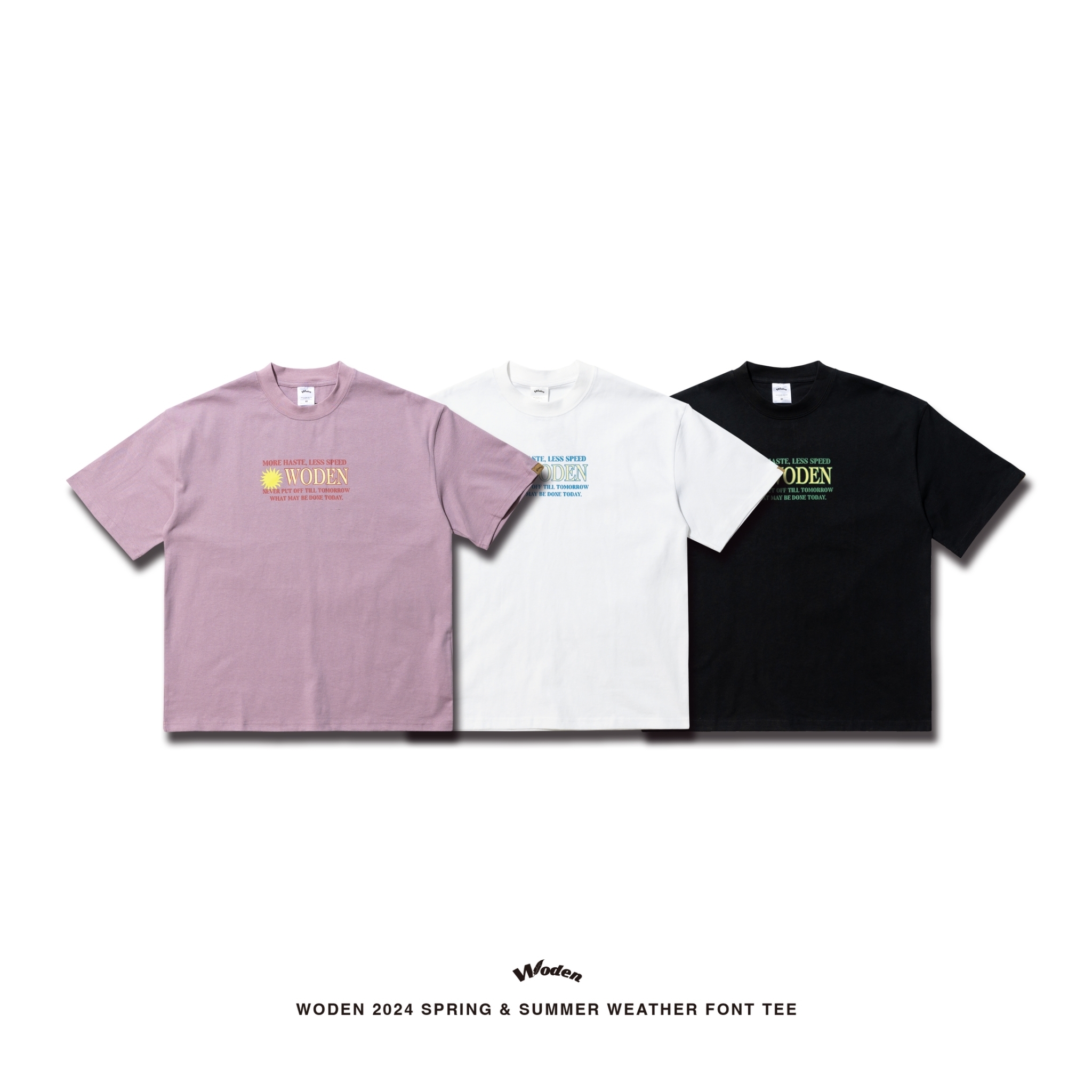 WODEN 2024 Spring & Summer 054 Weather Font Tee