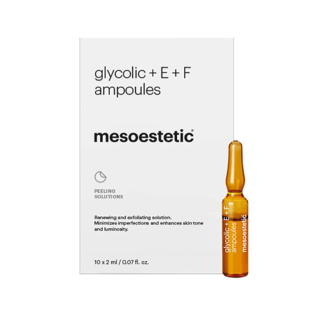 mesoestetic Glycolic + E + F Ampoules E & F煥膚深層精華液 2ml X 10