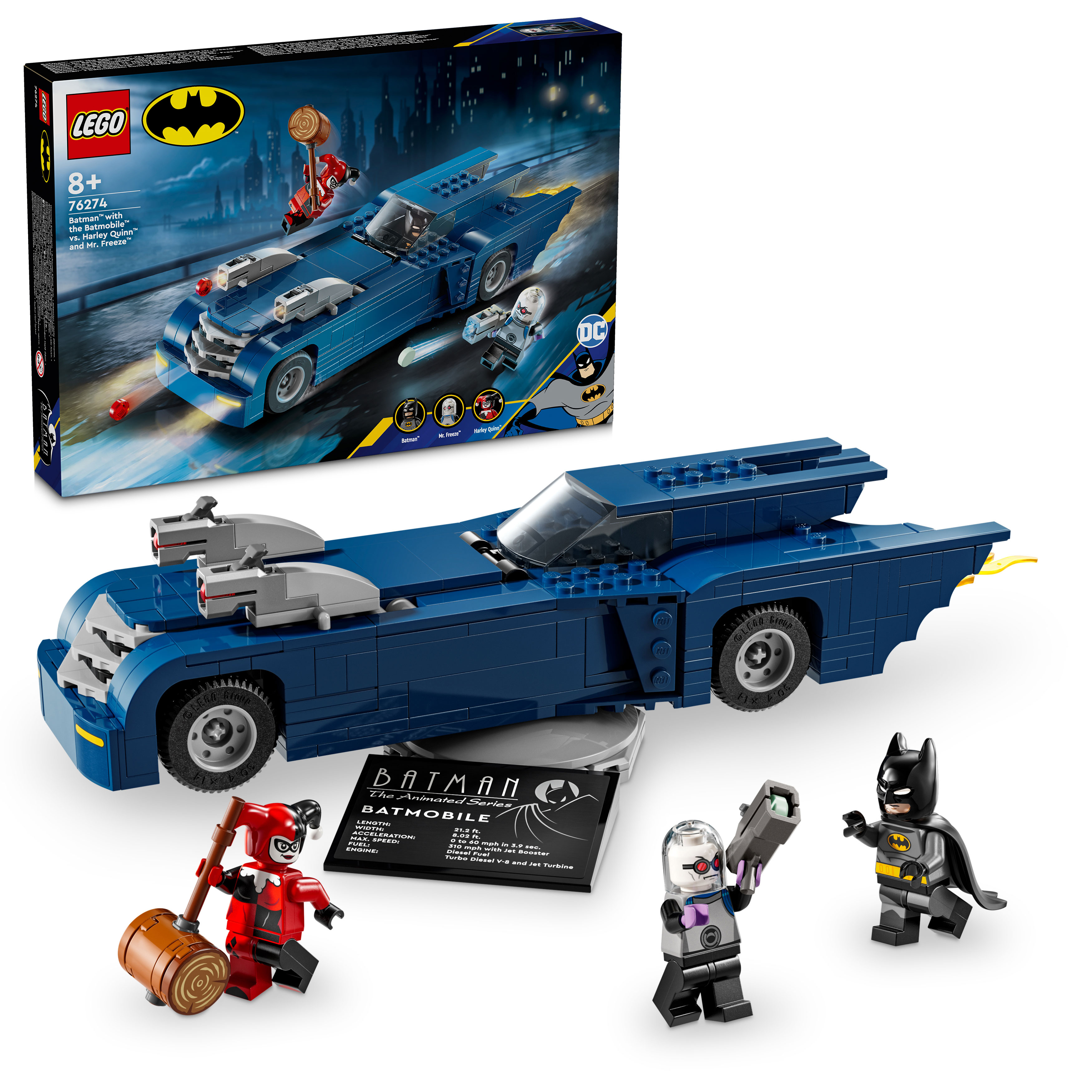 76274 - Batman™ with the Batmobile™ vs. Harley Quinn™ and Mr. Freeze™