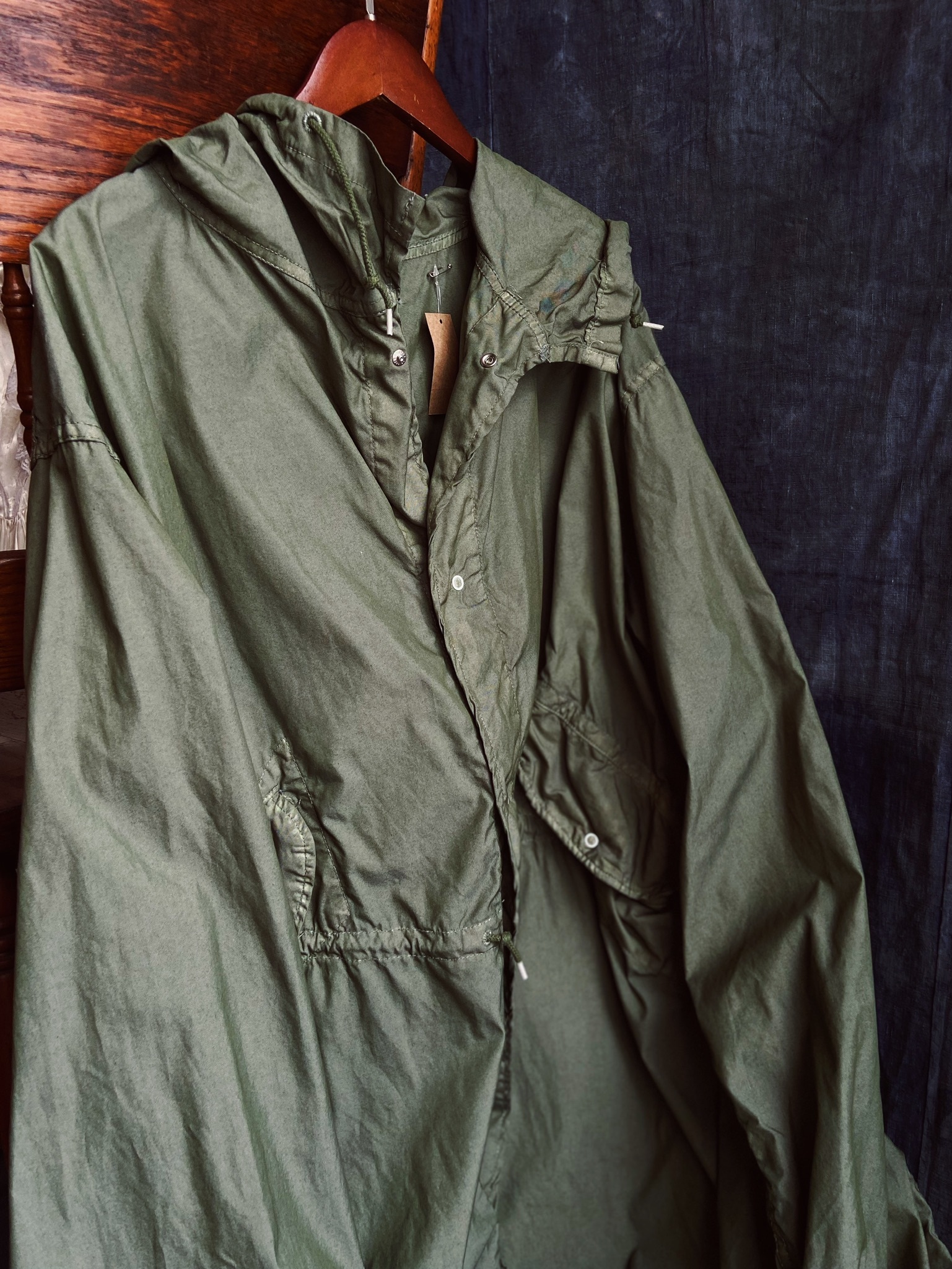 US Army snow camo parka-Olive dyed / 美軍公發雪地迷彩大衣-後染庫存新品