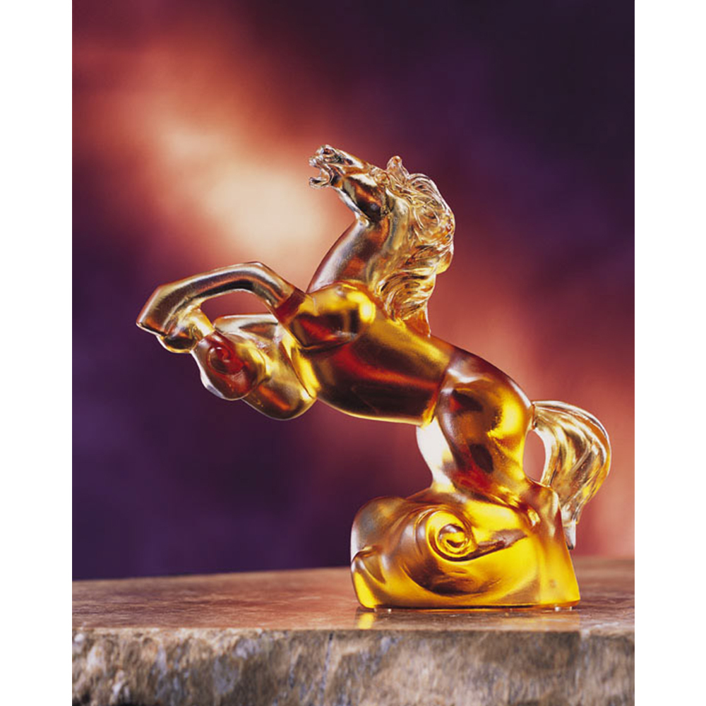 琉璃馬擺件｜走馬上任  助陞遷啟程桌上工藝品