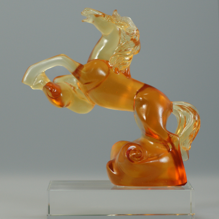 鹿港窯禮品館│琉璃馬擺件 馬到成功/一馬當先/走馬上任 桌面工藝品 開業開市禮品 辦公室裝飾品