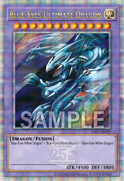 ES01-AE019 (UR/UTR/SER/QCSER)Blue-Eyes Ultimate Dragon(青眼究極龍)