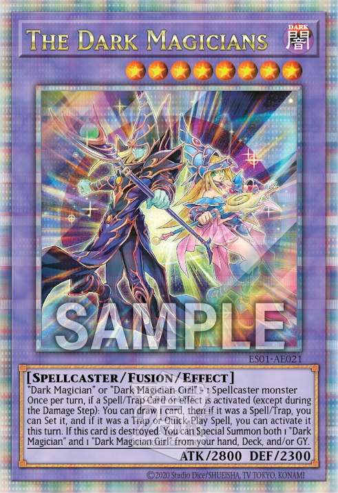 ES01-AE021 (UR/UTR/SER/QCSER)The Dark Magicians(超魔導師 黑魔術師徒)