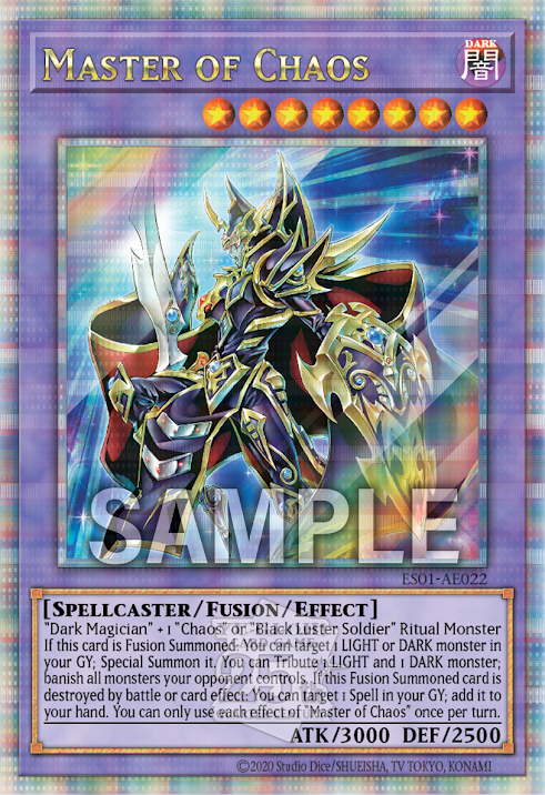 ES01-AE022 (UR)Master of Chaos(超魔導戰士 混沌大師)