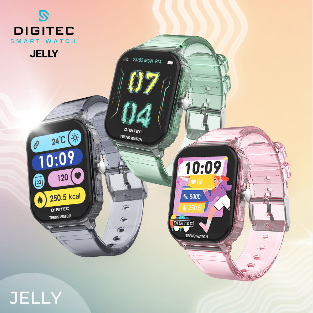 【DIGITEC 數碼科技】JELLY 手錶 Teens 青少年款 多功能 運動 健康 觸控螢幕 17種語言