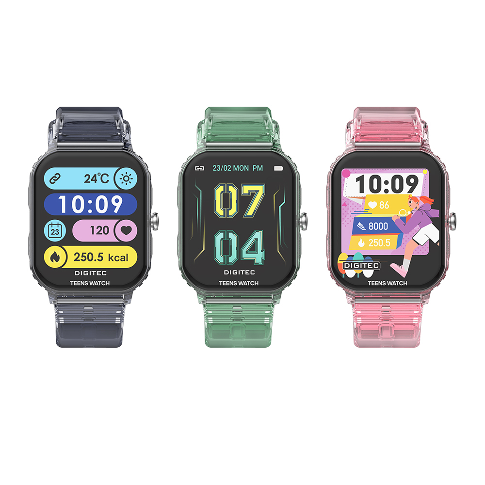 【DIGITEC 數碼科技】JELLY 手錶 Teens 青少年款 多功能 運動 健康 觸控螢幕 17種語言
