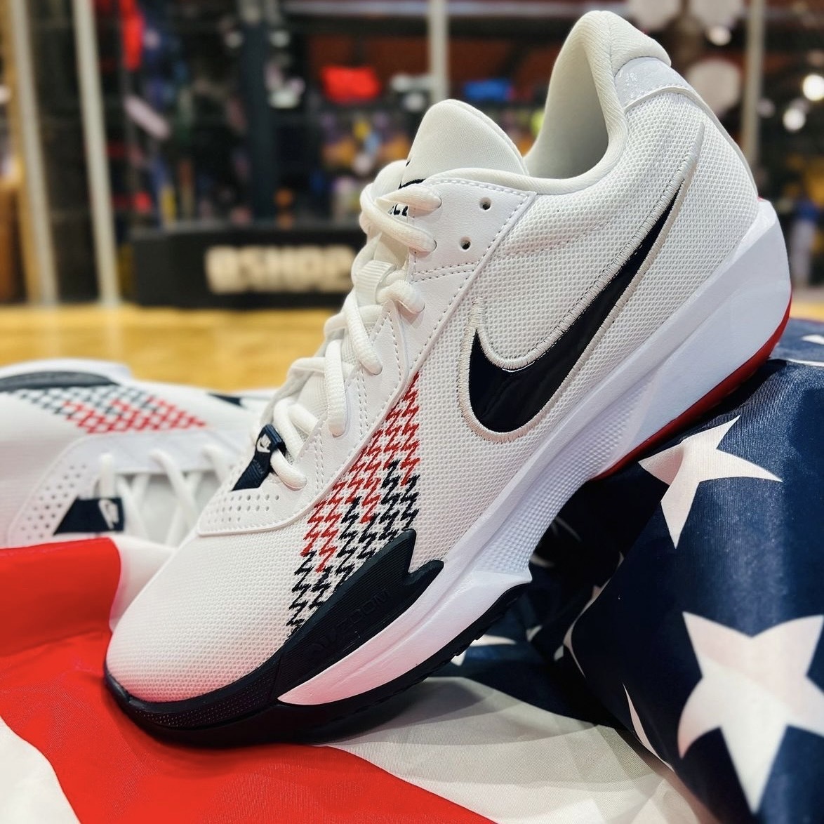 <快速出貨>Nike Air Zoom GT Cut Academy EP Team USA 美國隊奧運配色 白紅藍 夢之隊 緩震 實戰籃球鞋 FB2598-104