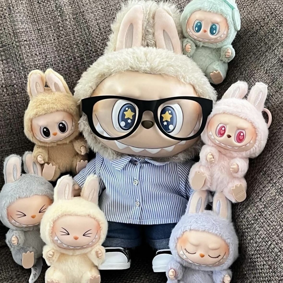 POPMART The Moster Labubu 坐坐派對糖膠毛絨盲盒 公仔 吊飾 盲盒 6+1款/預購