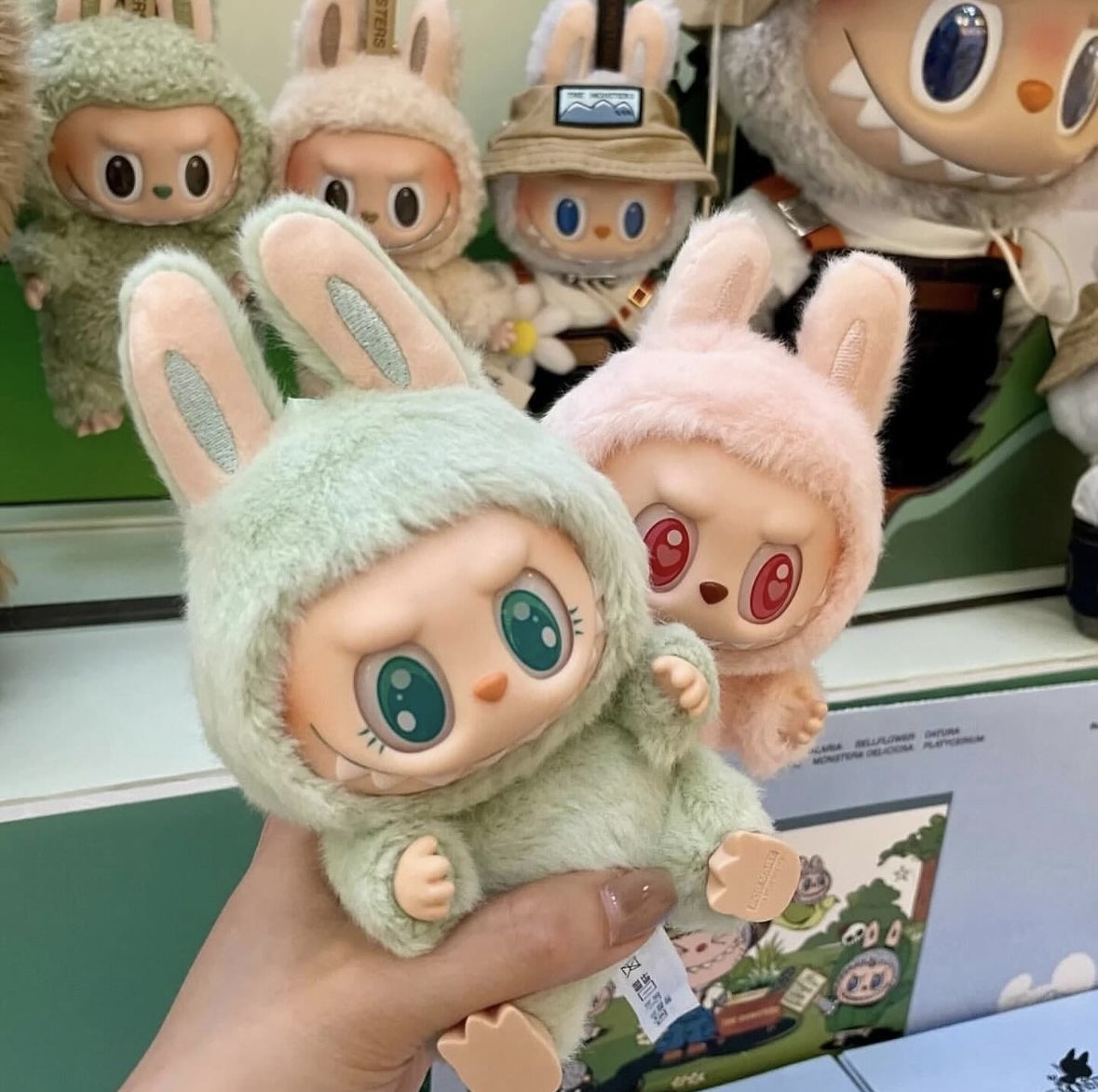 POPMART The Moster Labubu 坐坐派對糖膠毛絨盲盒 公仔 吊飾 盲盒 6+1款/預購