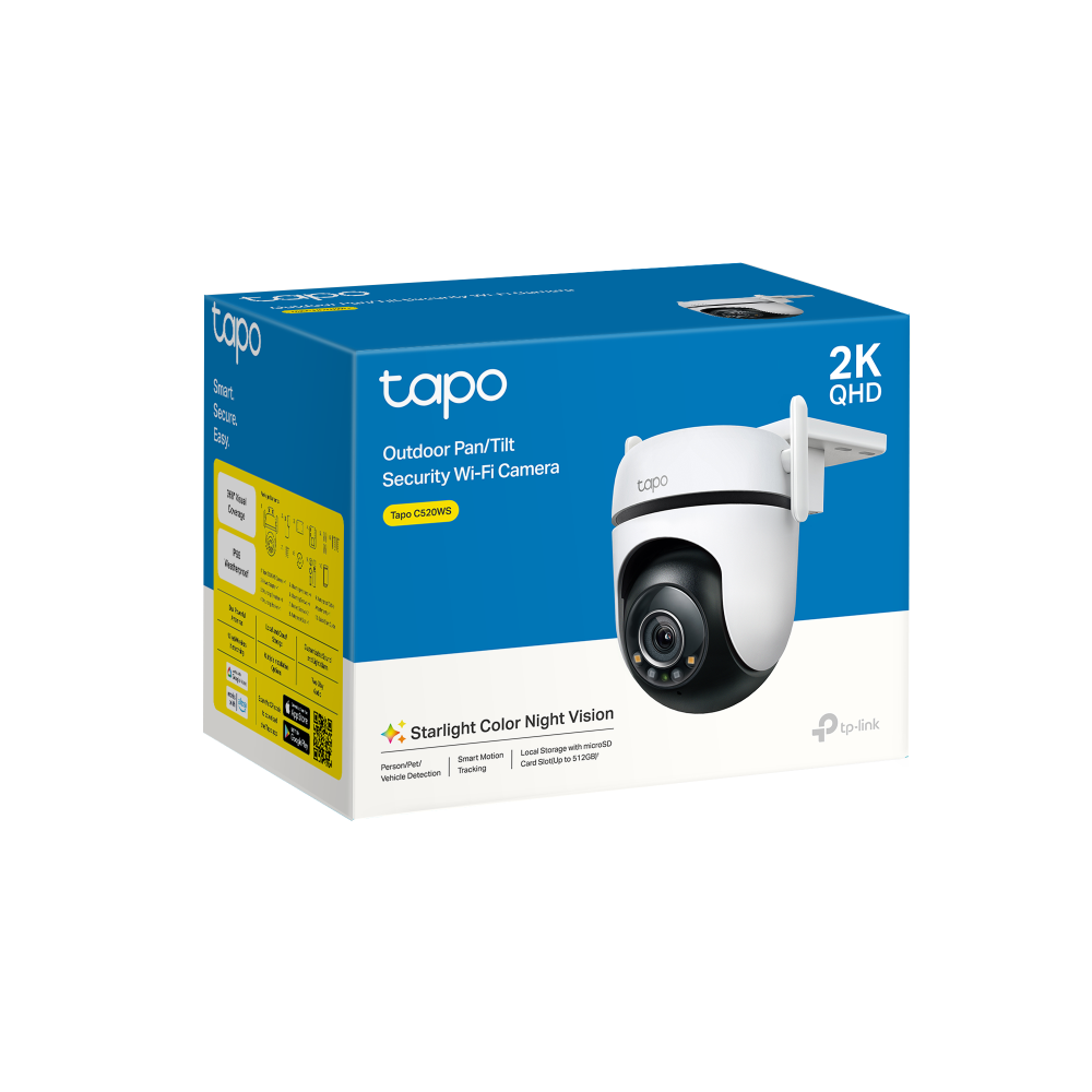 TP-Link Tapo C520WS 1440P AI Outdoor Pan/Tilt Security Wi-Fi Camera 防水旋轉式 Wi-Fi 攝影機